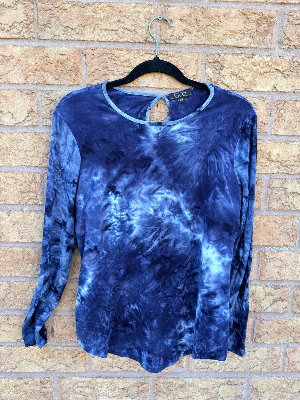 💫4/$25 • ISCA Blue Tie-Dye Long Sleeve Women's Top